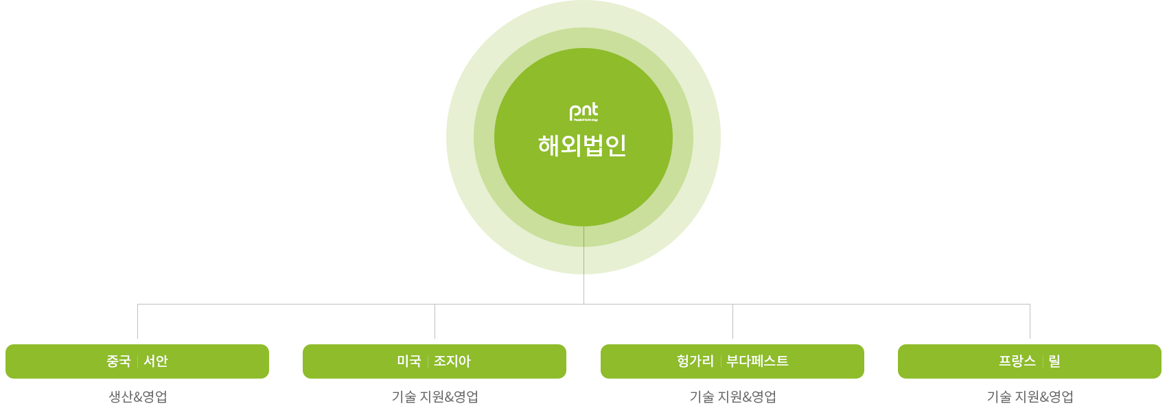 해외 조직도